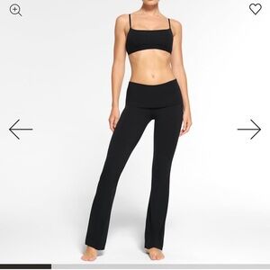 Skims Black Flare Pants